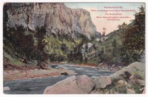 1912 Herkulesfürdő, Baile Herculane; Felső Csernavölgy (Gizella kereszt felett) / Cerna river valley (fl)