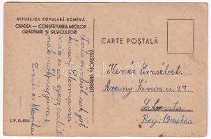 ~1950 Nagyvárad, Oradea; Consfatuirea micilor gradinari si silvicultori. Libraria Noastra / Kis kert...