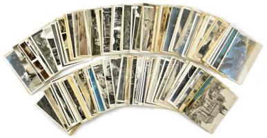 Kb. 300 db RÉGI felvidéki és kárpátaljai város képeslap dobozban, vegyes minőség / Cca. 300 pre-1945 Upper-Hungarian (now Slovakian) and Transcarpathian town-view postcards in a box, mixed quality