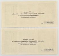 1999. 2kr + 6kr + 10kr "Bem" (2x) Az 1848-49-es forradalom és szabadságharc 150. évforduló...