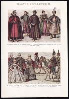 Magyar Viseletek I-II. könyvrészlet, 2p