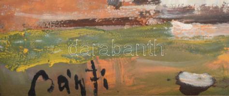 Bánfi jelzéssel: Pompeji. Olaj, karton, fakeretben. 22,5x34 cm