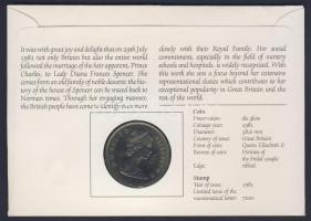 Nagy-Britannia 1981. "Wales hercege és Lady Diana Spencer" érmés borítékon alkalmi bélyegz...