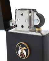 Zippo fém öngyújtó, jó állapotban, m: 6 cm