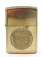 Zippo City of Los Angeles fém öngyújtó, kis kopásnyomokkal, m: 6 cm