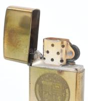 Zippo City of Los Angeles fém öngyújtó, kis kopásnyomokkal, m: 6 cm