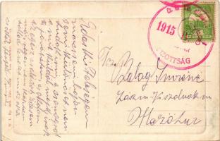 1915 Mehádia, Mehadia; Látkép a vasúti híddal. W.L. Bp. 1495. 1911-14. / Ansicht mit der Eisenbahnbr...