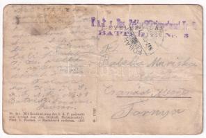 1917 Negoj-csúcs, Negoi (Fogarasi-havasok); Siebenbürgische Karpathen, von der Scara / túrázó. Jos. ...