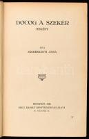 4 db régi könyv, magyar ill. német nyelvű: Kuncz Aladár: Fekete kolostor. Feljegyzések a francia int...
