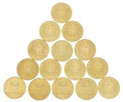 Lengyelország 2006-2008. 2Zl Cu-Zn-Al "Lengyelország történelmi városai" sorozat (15xklf) ...