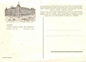 Szeged Tisza szálló levelezőlap
