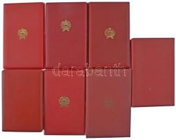 1966. "A Haza Szolgálatáért Érdemérem arany fokozat" zománcozott, aranyozott bronz kitünte...