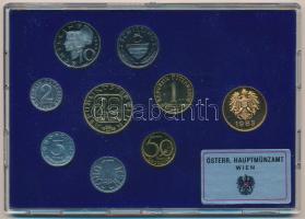 Ausztria 1983. 2gr-20Sch (8xklf) forgalmi sor + Bécsi Verde zseton, eredeti tokban T:PP
Austria 198...