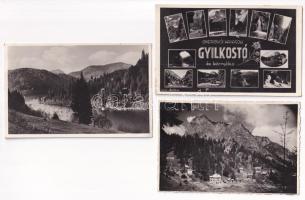 Gyilkos-tó, Ghilcos, Lacul Rosu; 5 db régi képeslap / 5 pre-1945 postcards