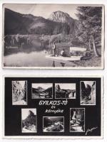 Gyilkos-tó, Ghilcos, Lacul Rosu; 5 db régi képeslap / 5 pre-1945 postcards