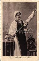 1915 Szelistye, Salistea Sibiului, Saliste; Erdélyi folklór, román asszony. E. Fischer / Salisteanca / Transylvanian folklore from Saliste (EM)