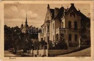 1922 Brassó, Kronstadt, Brasov; Livada postei / Postwiese / Postarét / villa (EK)