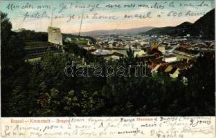 1904 Brassó, Kronstadt, Brasov; Bolonya / Blumenau / Blumana (vágott / cut)