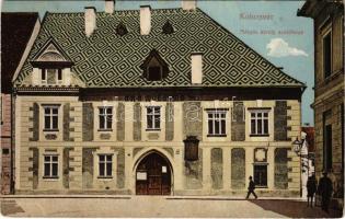 1915 Kolozsvár, Cluj; Mátyás király szülőháza, EKE múzeum / birthplace of Matthias Corvinus, museum (EK)