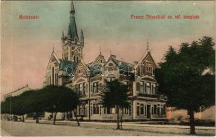 1912 Kolozsvár, Cluj; Ferenc József úti református templom. Lehota Anna kiadása / Calvinist church (EK)