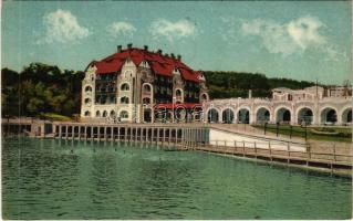 Vízakna, Salzburg, Ocna Sibiului; Hotelul statului si Lacul Horia / szálloda, fürdő / hotel, spa, bath, lake (EK)