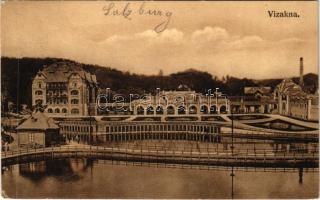 1917 Vízakna, Salzburg, Ocna Sibiului; fürdő / spa, bath (EK)