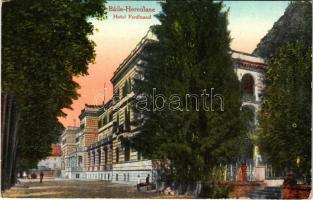 Herkulesfürdő, Baile Herculane; Hotel Ferdinand szálloda. Viliam Krizsány kiadása / spa, hotel