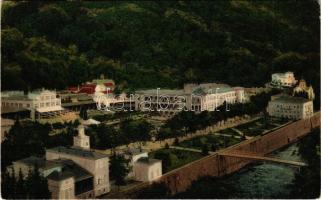 1929 Herkulesfürdő, Baile Herculane; Vedere generala / látkép. Viliam Krizsány kiadása / general view, spa, bath (EK)