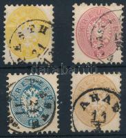 1864 2kr, 5kr, 10kr, 15kr (4.800)