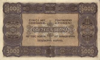 1923. 5000K "Magyar Pénzjegynyomda.." T:II+
