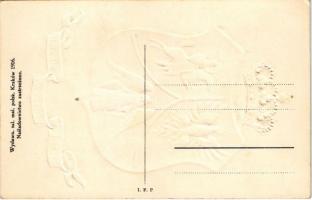 Boze Zbaw Polske / Isten óvja Lengyelországot. Első világháborús lengyel hazafias propaganda, dombor...