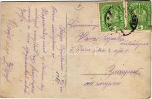 1918 Küche der I.E. Ersatzkomp. / Első világháborús osztrák-magyar katonai tábori konyha, csoportkép...