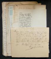 cca 1820-1860 14  db vegyes bírósági irat, okmány és kötelezvény