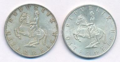 Ausztria 1960-1966. 5Sch Ag (2x) T:XF 
Austria 1960-1966. 5Sch Ag (2x) C:XF 
Krause KM# 2889