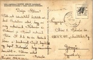 1938 Kassa, Kosice; Vitéz nagybányai Horthy Miklós Magyarország kormányzója fehér lovon, bevonulás, ...