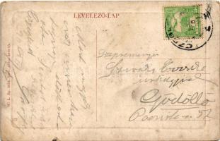 1911 Cegléd, Kossuth tér. W.L. Bp. 6573. 1910-13. 227. (szakadás / tear)