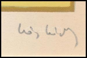 Kós Károly (1883-1977): Régi kalotaszegi jobbágyház pitvara sütőkemencével. Linómetszet, papír, utól...