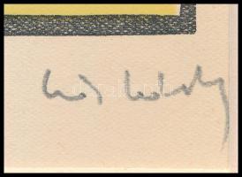 Kós Károly (1883-1977): Erdélyszéli kisnemesi porta szobája. Linómetszet, papír, utólagos jelzéssel,...