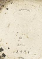 Prinsard a Vals lovas ezüstözött mechanikus zsebóra, kulccsal, működik, d: 43 mm