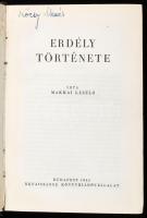 Makkai László: Erdély története. Bp., 1944, Renaissance. Kiadói aranyozott félvászon-kötés, eredeti,...