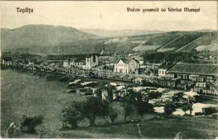 1940 Maroshévíz, Oláhtoplica, Toplita, Toplica; Vedere generala cufabrica Muresel / fűrésztelep, iparvasút / sawmill, industrial railway + M. KIR. POSTA 117