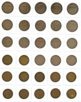 Csehszlovákia 1962-1990. 1K-5K (30x) T:AU-VF patina
Czechoslovakia 1962-1990. 1 Koruna - 5 Korun (3...