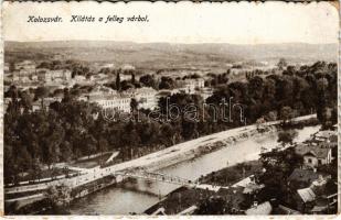 1918 Kolozsvár, Cluj; Kilátás a Fellegvárból / view from the castle hill + &quot;K.u.k. Reservespital in Kolozsvár&quot; (EB)