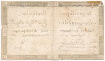 Franciaország 1793. 125L "Assignata" T:F,VG
France 1793. 125 Livres "Assignata"...