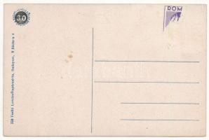 Brassó, Kronstadt, Brasov; Noa nyaraló vasútállomás "Brassó-Város" vonattal. Vasúti levele...