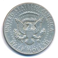 Amerikai Egyesült Államok 1967. 1/2$ Ag "Kennedy" T:2 karc USA 1967. 1/2 Dollar Ag "K...