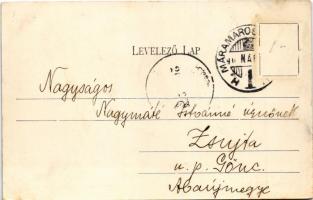 1905 Máramarossziget, Sighetu Marmatiei; Malomkerti részlet. Wizner és Dávid kiadása / park (EK)