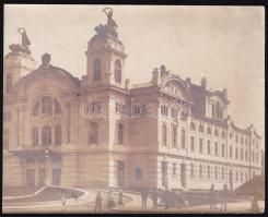 cca 1910 Kolozsvár, Nemzeti Színház, jelzés nélküli fotó, 11,5x14,5 cm