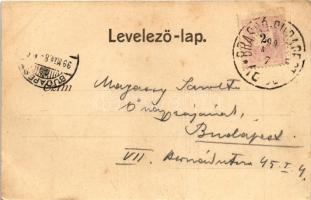 1899 (Vorläufer) Kolozsvár, Cluj; látkép. Gibbon Albert kiadása / general view (EK)