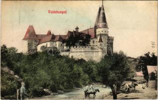 1909 Vajdahunyad, Hunedoara; Vajda-Hunyad vára / castle (ázott sarok / wet corner)